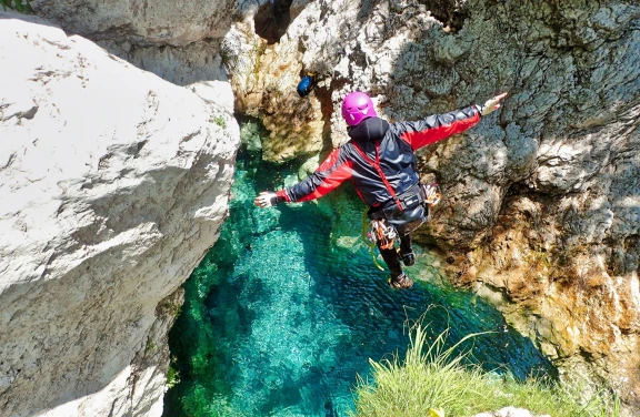 Canyoning nella Forra di Riancoli