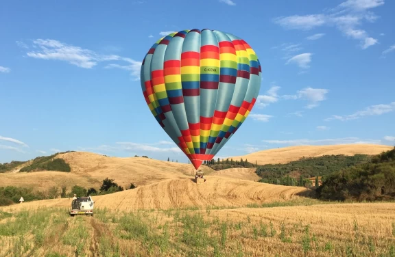 Giro in Mongolfiera a Pienza in Val d'Orcia