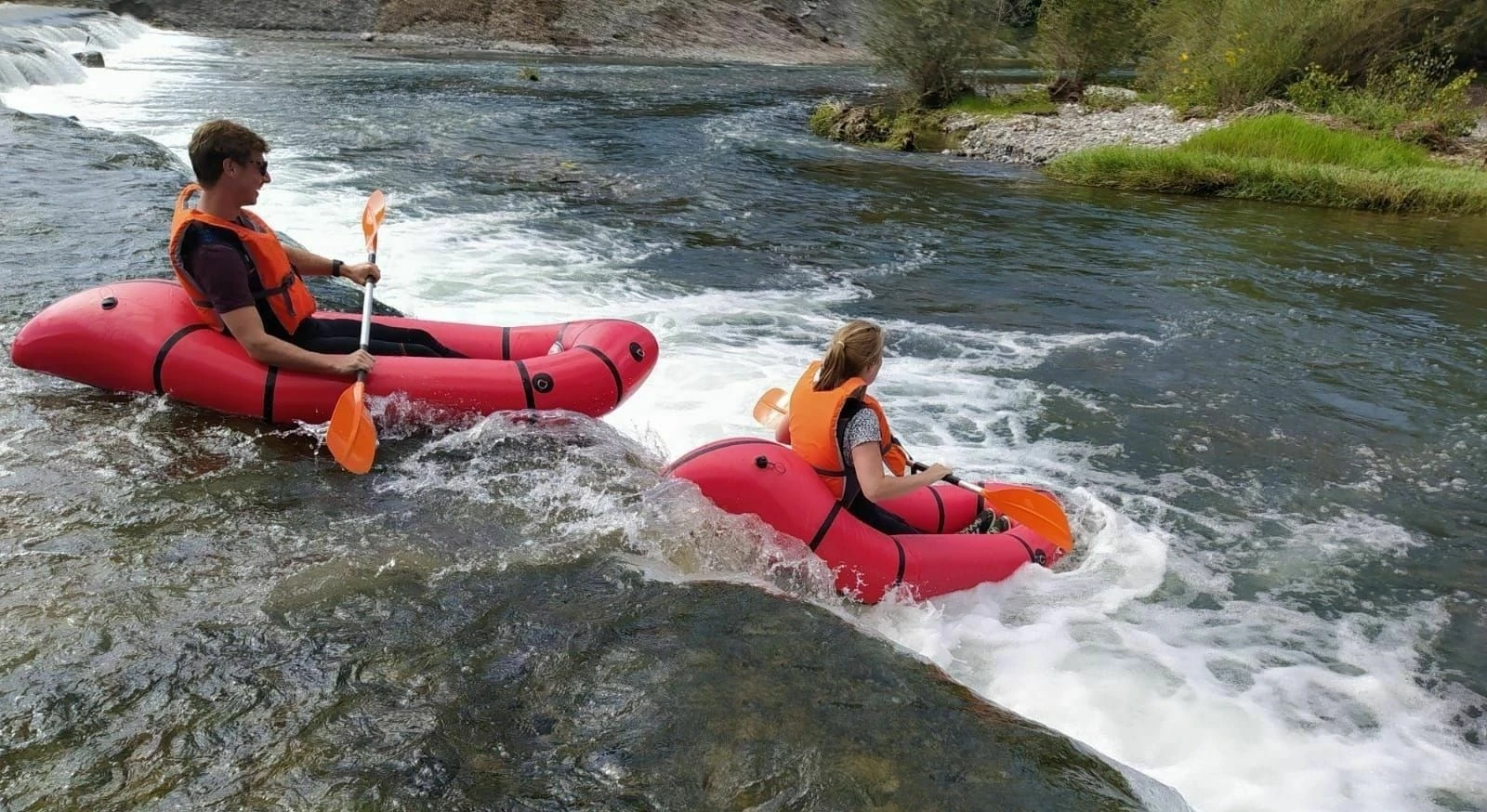 Packrafting a Lucca sul Fiume Serchio