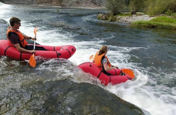 Packrafting a Lucca sul Fiume Serchio