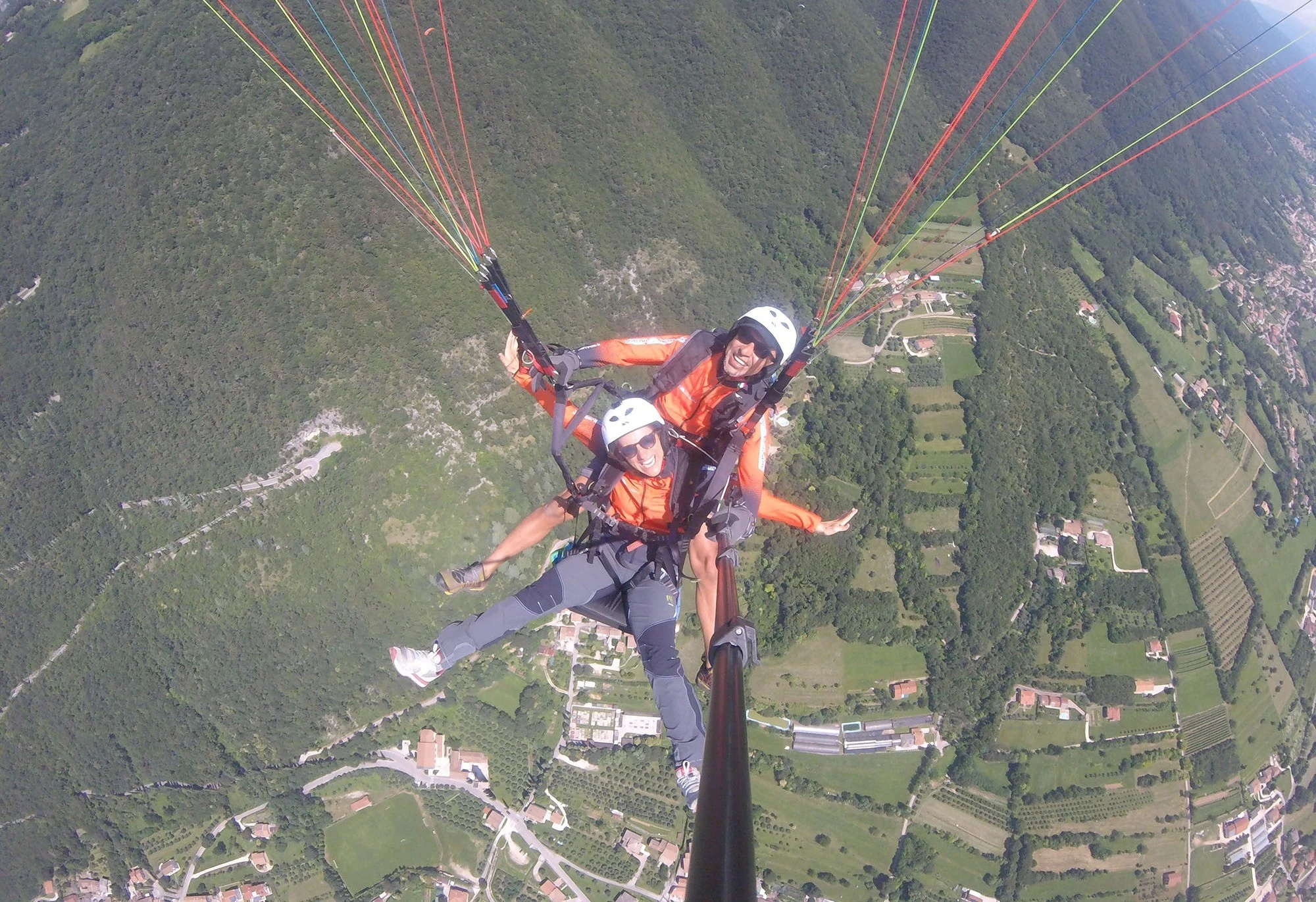 Parapendio Biposto sul Monte Grappa in Veneto