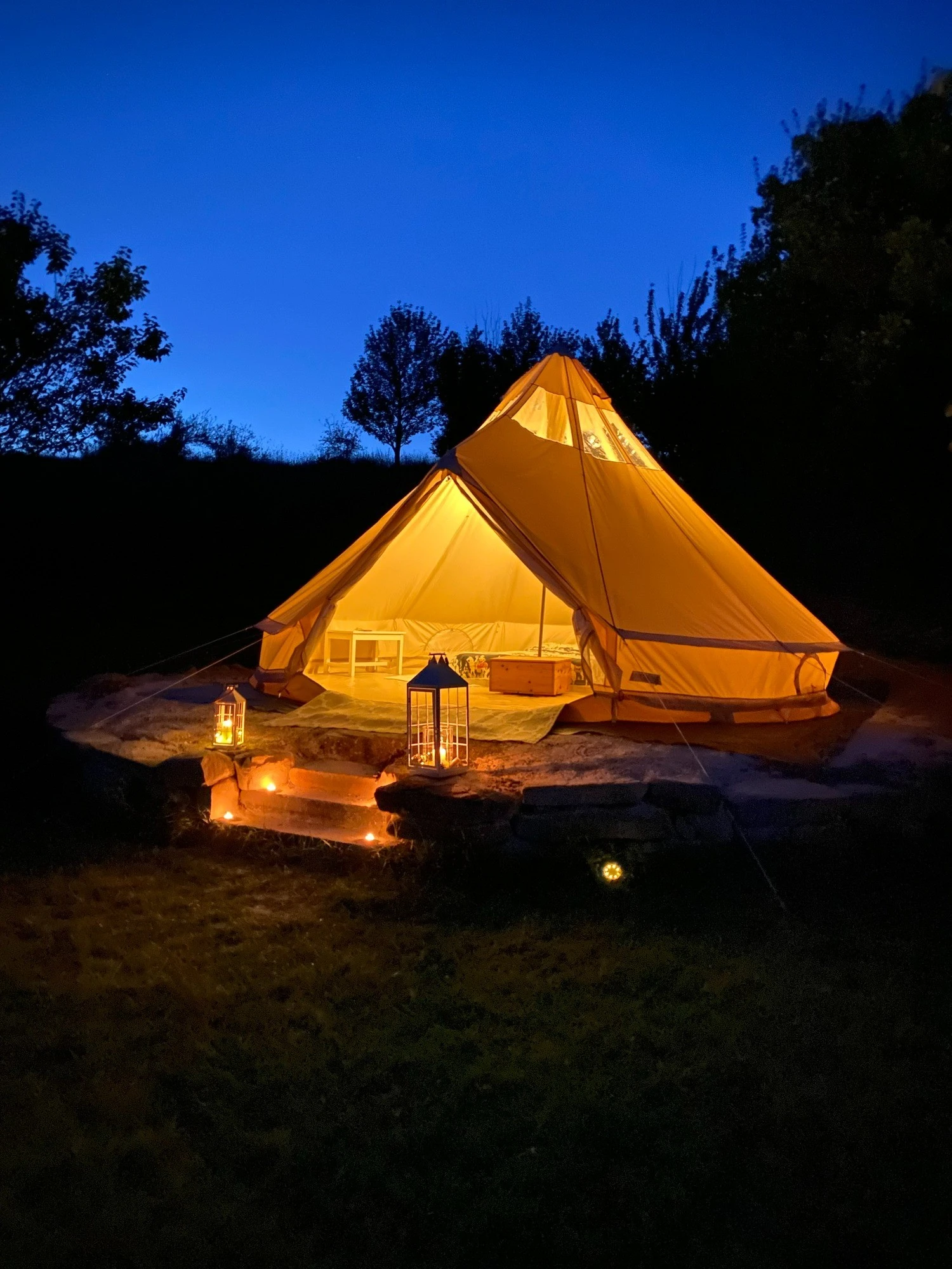 Tenda Glamping nel Parco dei Monti Sibillini