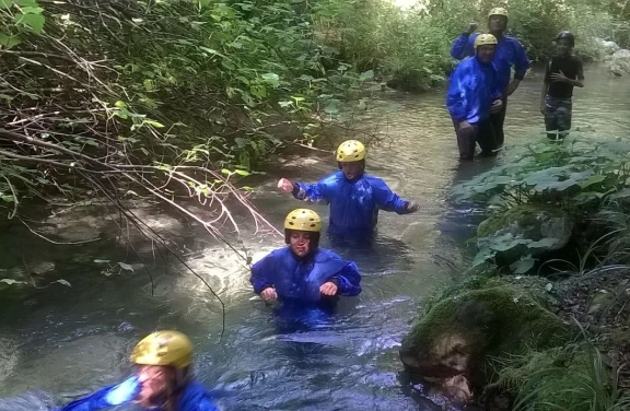 Torrentismo in Calabria sul fiume Jannello