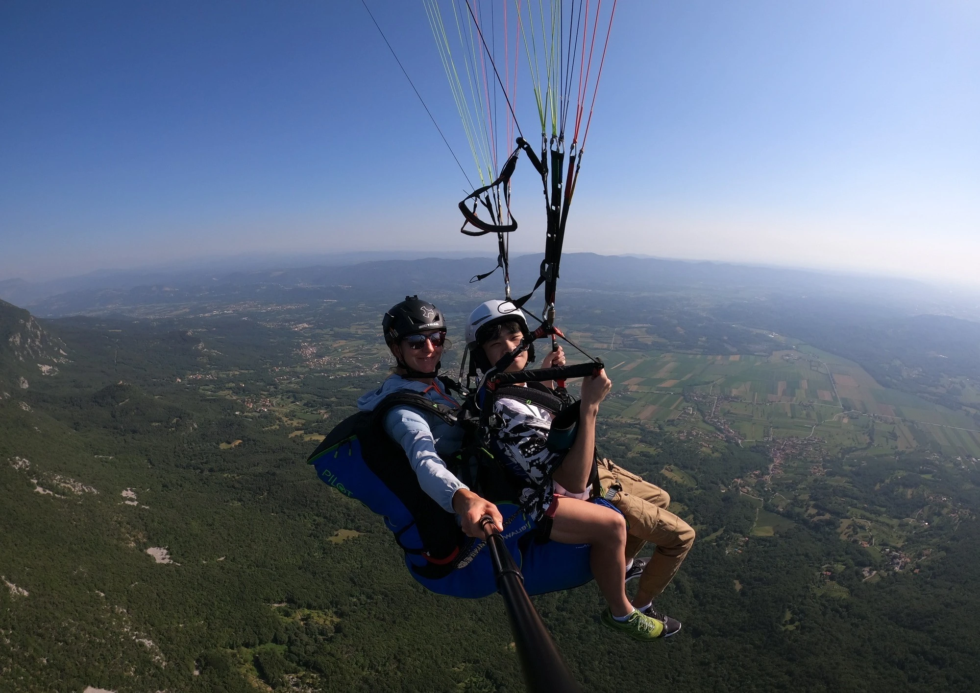 Volo in Parapendio a Gorizia dal Monte Sabotino