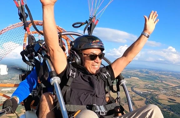 Volo in Parapendio a motore a Fiano Romano