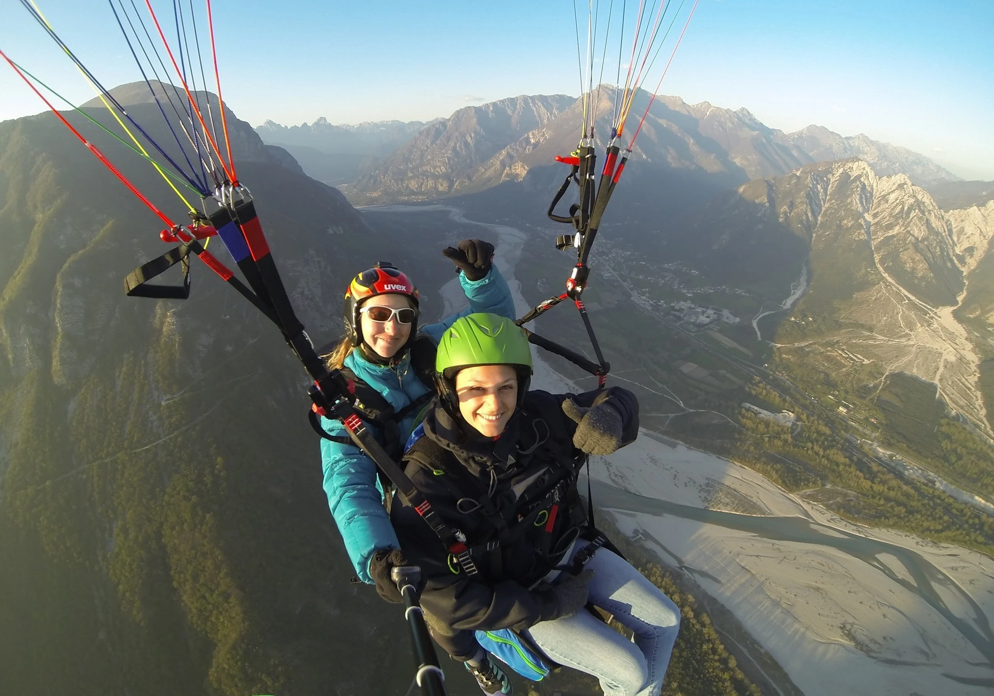 Volo in Parapendio dal Monte Valinis in Friuli