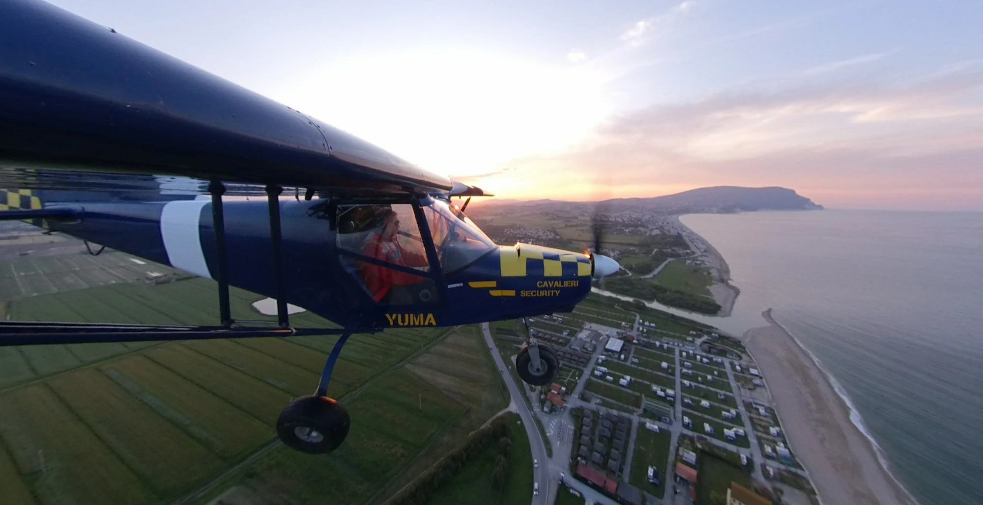 Volo in Ultraleggero sul Conero nelle Marche