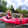 Packrafting a Lucca sul Fiume Serchio