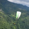 Parapendio a Calvari vicino Genova