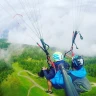 Parapendio a Plan de Corones in Alto Adige