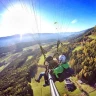 Parapendio a Plan de Corones in Alto Adige