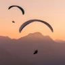 Parapendio al Tramonto sul Monte Grappa