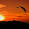 Parapendio al Tramonto sul Monte Grappa