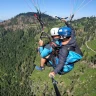 Parapendio sul Lago di Levico in Trentino