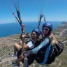 Parapendio sul mare vicino Palermo