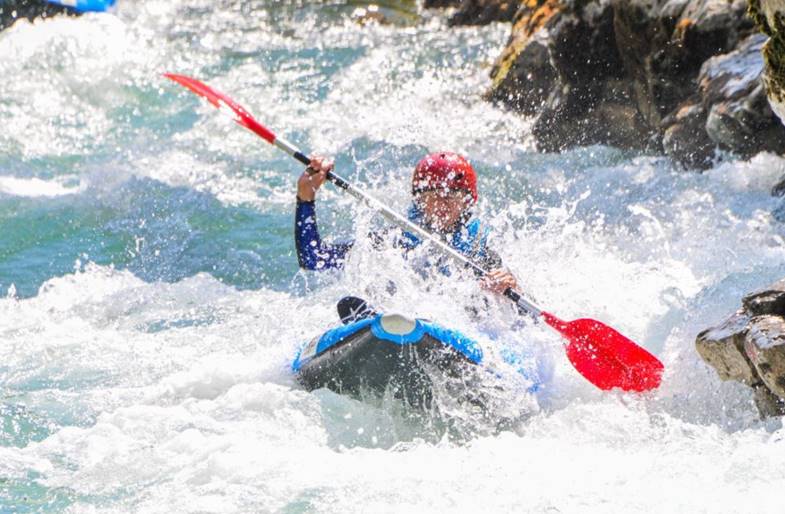 Canoa Rafting a Demonte in Valle Stura