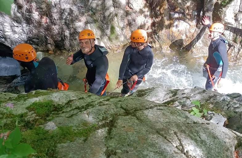 Canyoning a Demonte in Valle Stura