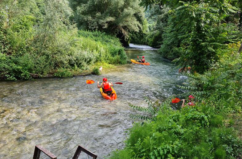 Kayak in Umbria sul Fiume Nera
