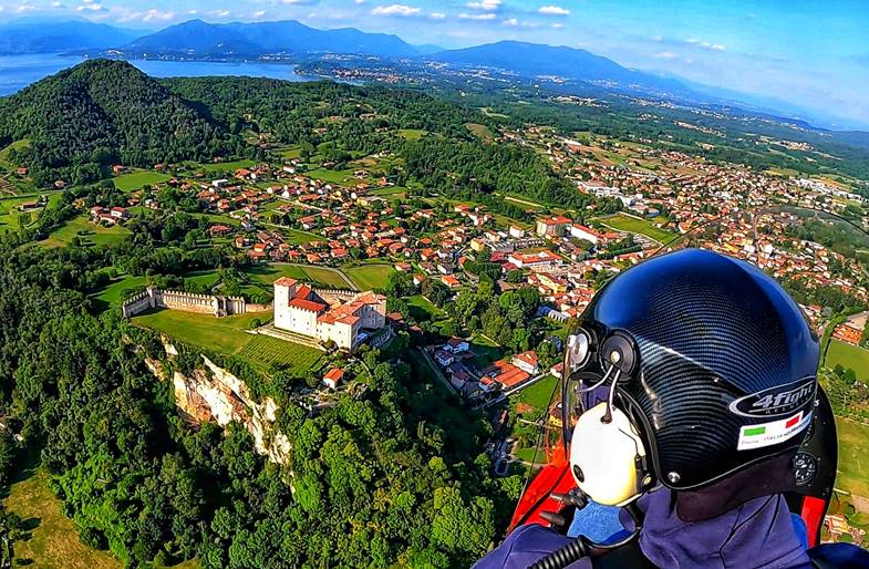 Volo in Autogiro sul Lago di Varese