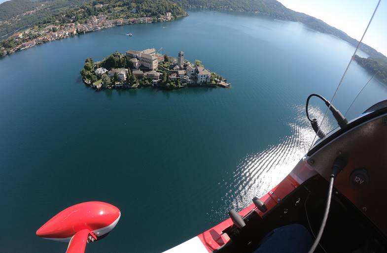 Volo in Autogiro sul Lago Maggiore